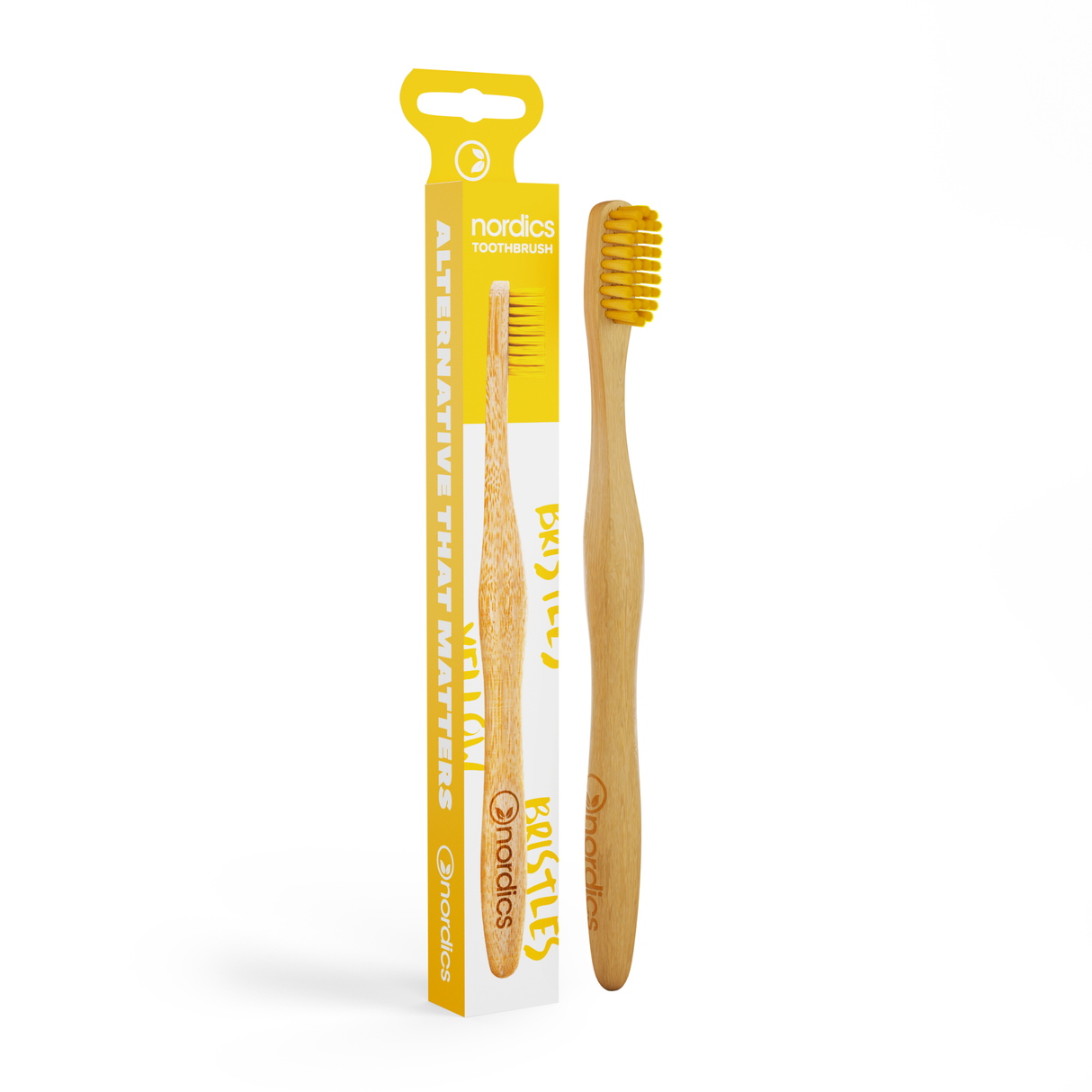Bamboo Toothbrush Yellow
