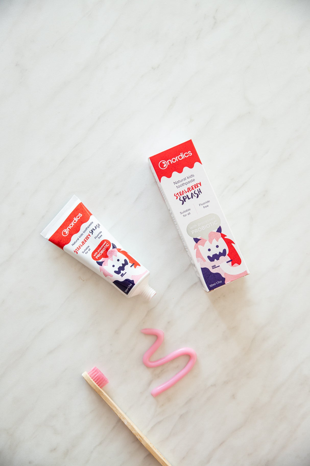 Natural Kids Toothpaste - Strawberry Splash