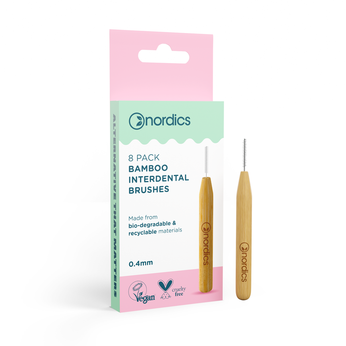 Bamboo Interdental Brushes 0.40mm