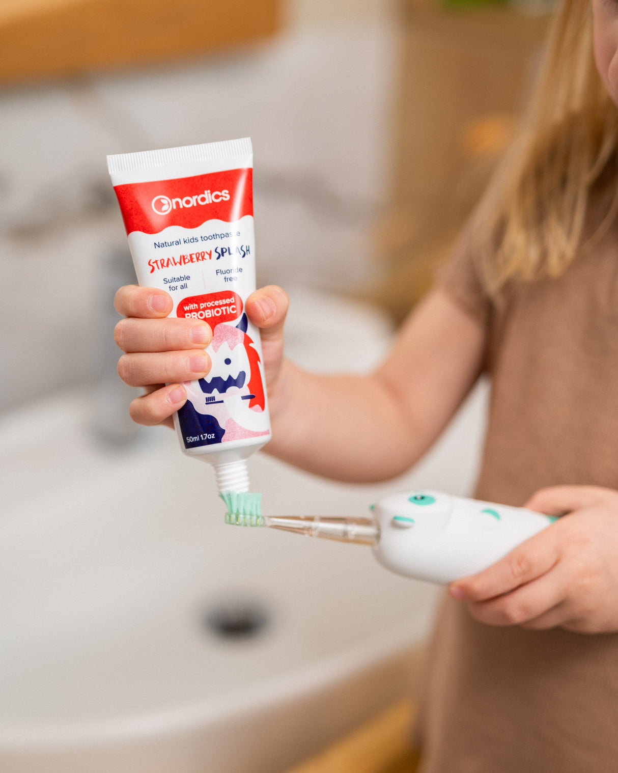 Natural Kids Toothpaste - Strawberry Splash
