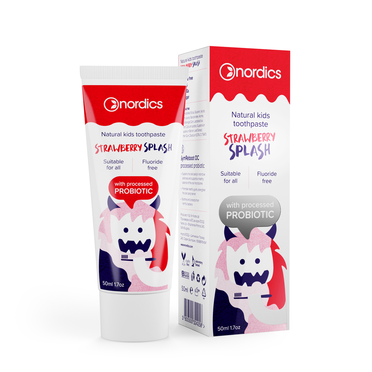 Natural Kids Toothpaste - Strawberry Splash