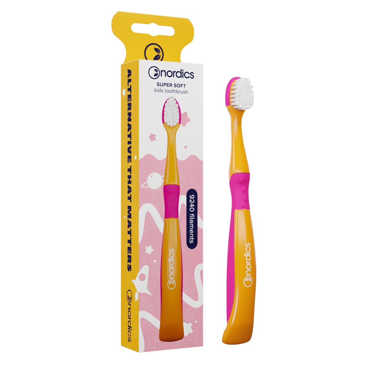 Premium Kids Toothbrush Mermaid Purple SOFT